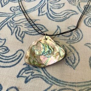Vintage Abalone Necklace